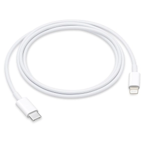 Applen latauskaapeli USB-C Lightning 1 m, valkoinen