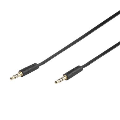 Vivanco alt Vivanco Audiokabel, 1x 3.5mm - 1x 3.5mm hane, flat, 1.5m