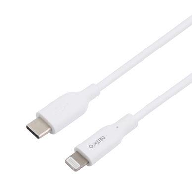DELTACO alt Deltaco Ladekabel USB-C til Lightning, 2 m, hvit