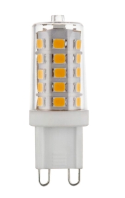 Himmennettävä G9 Stift LED-lamppu 3,2W 2700K 300 lumenia