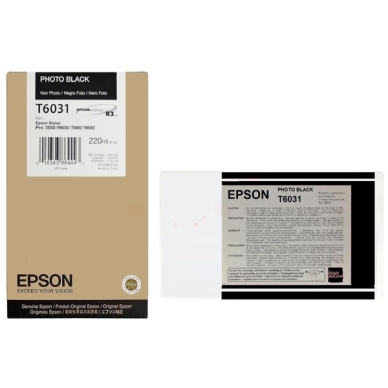 EPSON T6031 Bläckpatron Svart foto EPSON T6031 Bläckpatron Svart foto