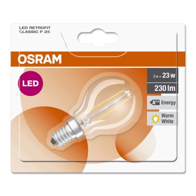 OSRAM alt Osram LED Retrofit Klot E14 2,5W