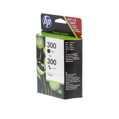 HP alt HP 300 Mustepatruuna Multipakkaus BK+ CMY