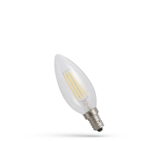 E14 Klar LED Lampa Kronljus 6W 2700K 850 lumen