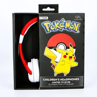 Pokemon Hörlur Junior On-Ear Pokeball