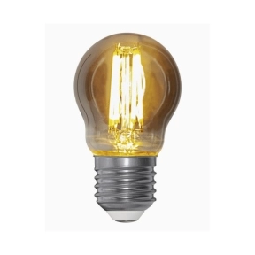 LED-lamppu E27 G45 Soft Glow Smoke 3-vaiheinen muisti