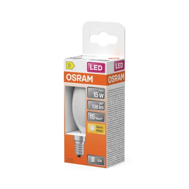 OSRAM LED Kron 15 Matt 1W 827 E27 4099854466038 Replace: N/A
