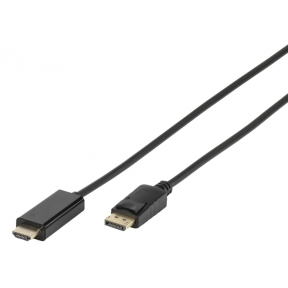 Vivanco Data kabel Displayport - HDMI 1.8 m, svart