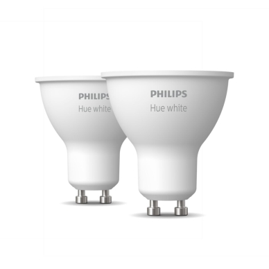 PHILIPS alt Philips HueW GU10 5,2W 2-pakning