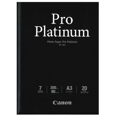 Canon Fotopapper Pro Platinum A3 20 ark 300g (PT-101) 2768B017 Replace: N/A